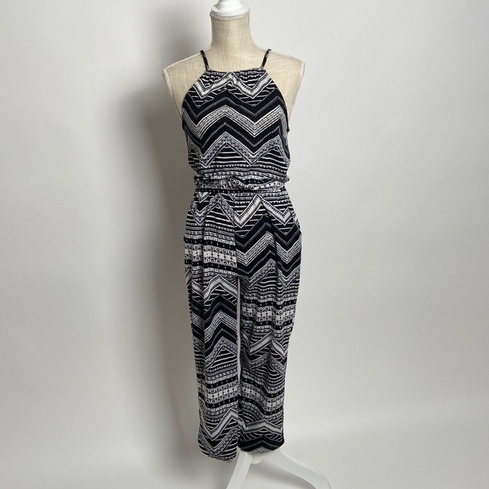 RUE 21 TRIBAL PRINT SLEEVELESS JUMPSUIT